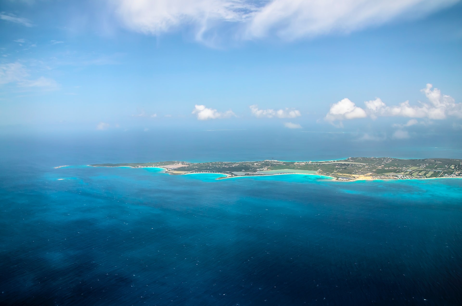 Views of Anguilla from St. Maarten